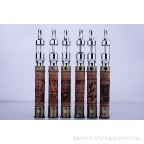 Wooden Electronic Cigarette with Protank II Atomizer, 900mAh Battery, Voltage is Adjustable